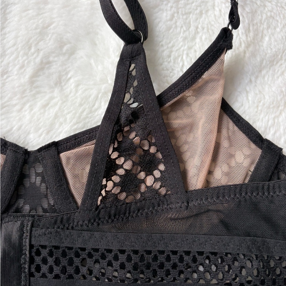 Adore Me Black Lace Underwire Bra with Nude Lining, NWOT - Picture 4 of 8